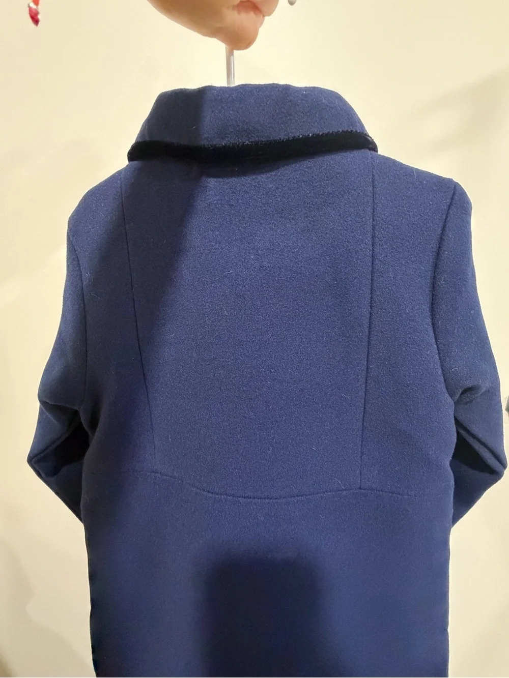 Gymboree Navy Pea Coat with Gold Buttons